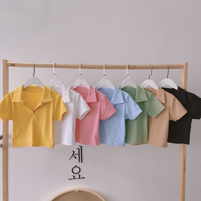 ÁO CỔ TRỤ CROPTOP YÊU 23