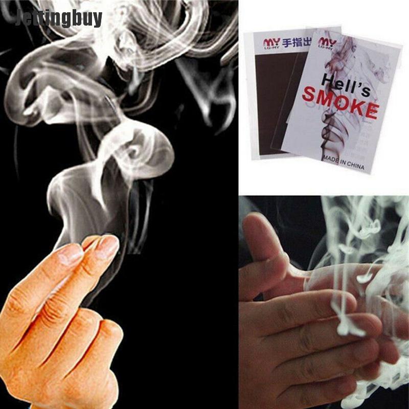 Jettingbuy  20PCS Close-Up Magic Illusion Gimmick Finger Smoke Fantasy Trick Prop Stand-Up