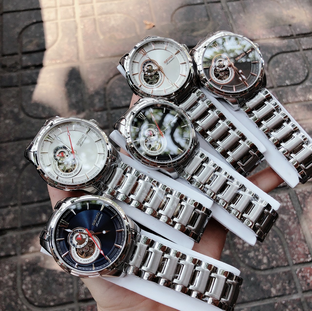 Đồng hồ Seiko Nam automatic lộ máy