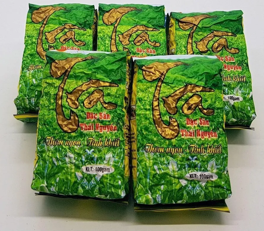 [4Healthy][CHÈ THÁI 100%]Đặc sản trà xanh Thái Nguyên loại 1 500G
