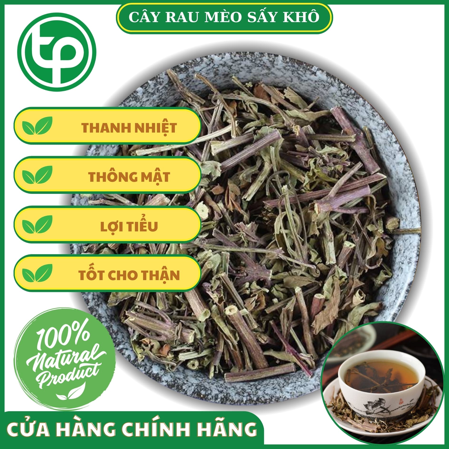 Cây râu mèo khô 500g - Tấn Phát