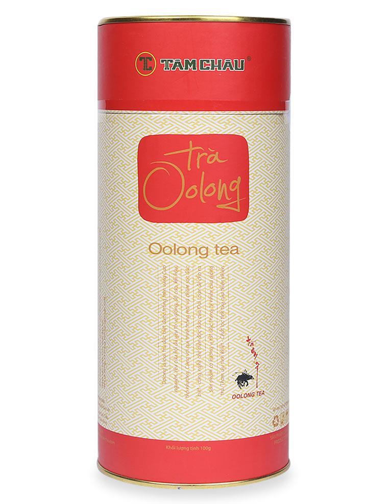 [HCM]Trà Oolong (Ô long, Olong) lon giấy Tâm Châu 100g