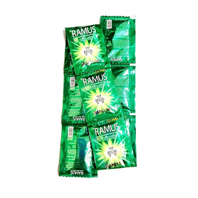 Dây 12 gói dầu gội Ramus men