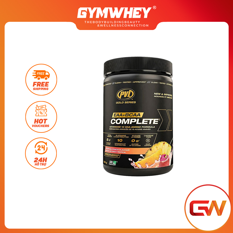 PVL EAA + BCAA (90 lần dùng) | EAA Amino Acid Hỗ Trợ Phục Hồi Cơ Bắp