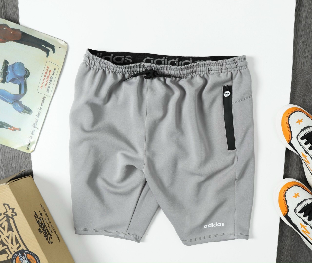 Quần sọt thun thể thao Adidas cao cấp