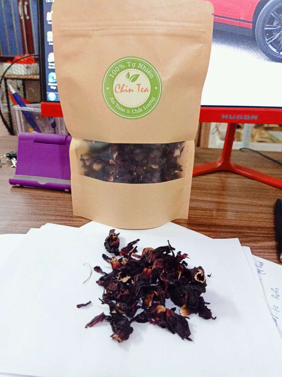 ( 100G) TRÀ ATISO ĐỎ TÁCH BÔNG (HIBISCUS)