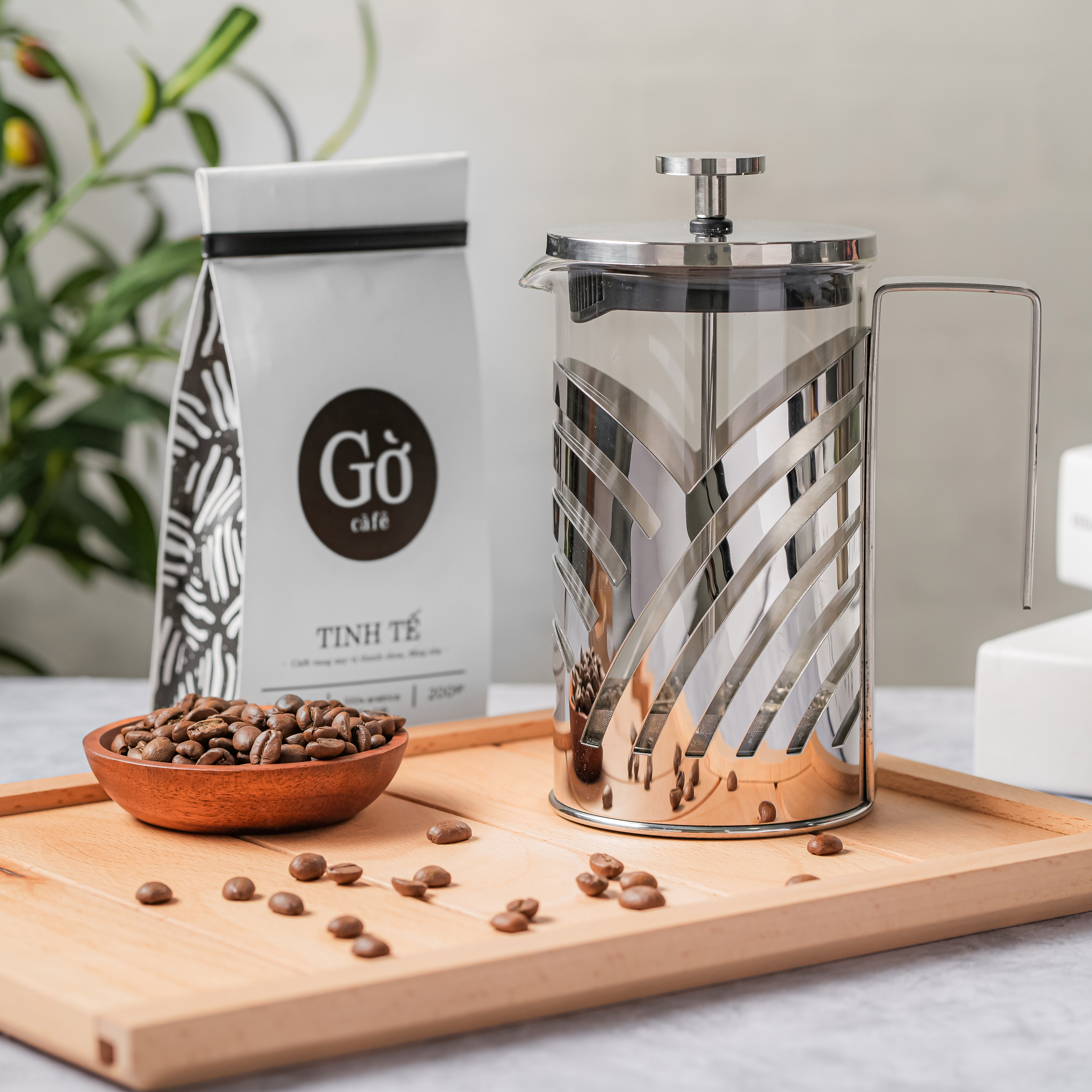Bình French Press- Bình pha cà phê kiểu Pháp inox 304