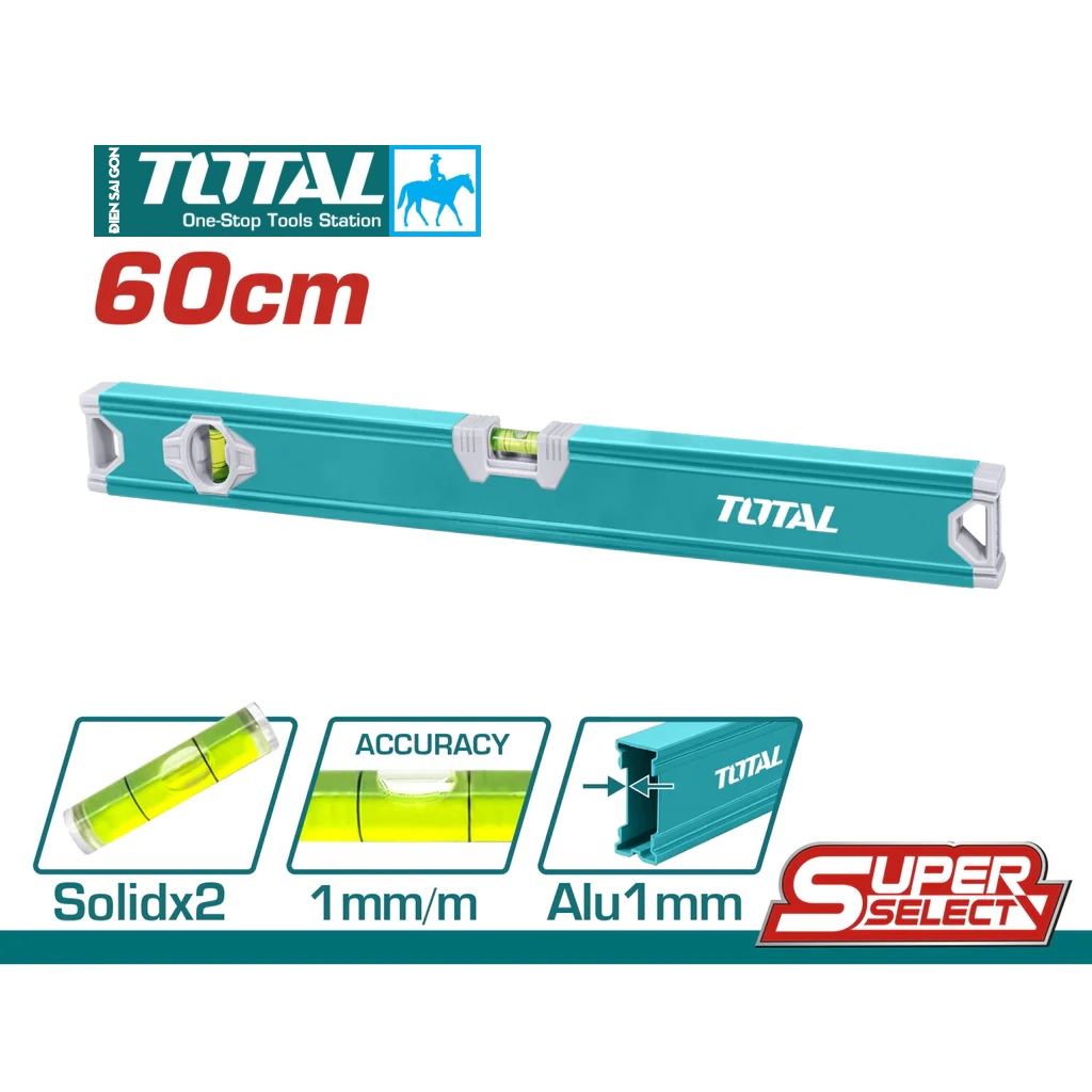 Thước thủy 60cm 600mm Total TMT26036