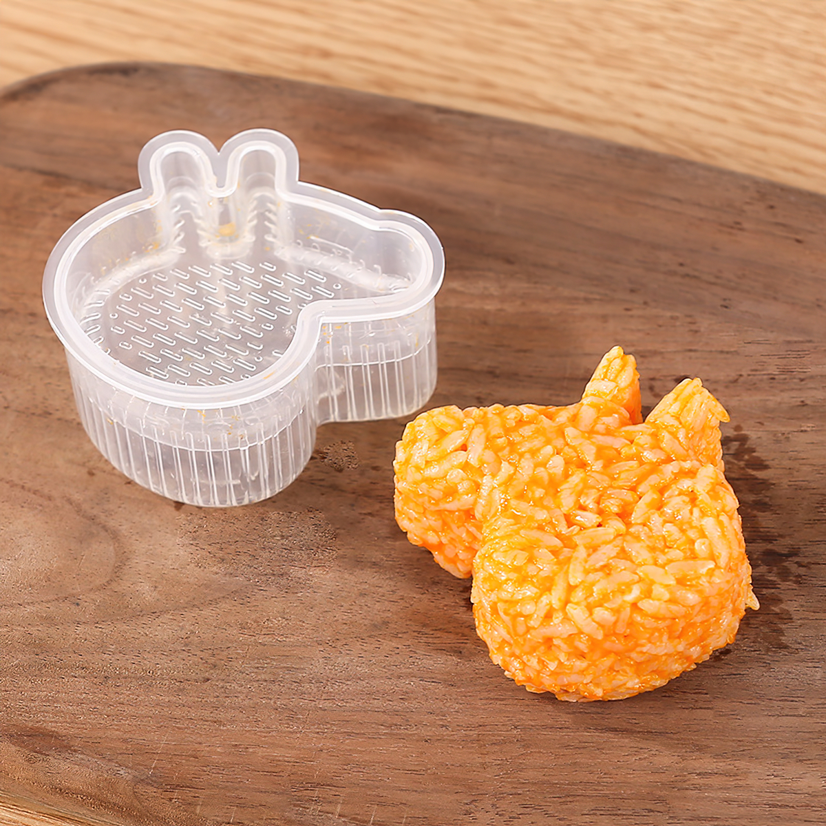DIY Onigiri rice ball mold, Bento rice molding tray to shape baby's weaning
