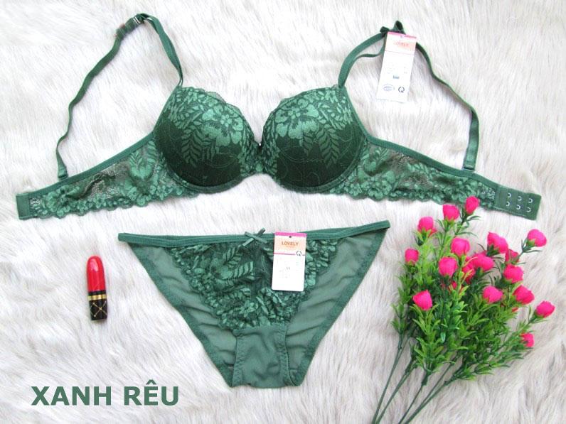 BỘ ĐỒ LÓT TOÀN REN MÚT DÀY NÂNG NGỰC LOVELY - BL1131