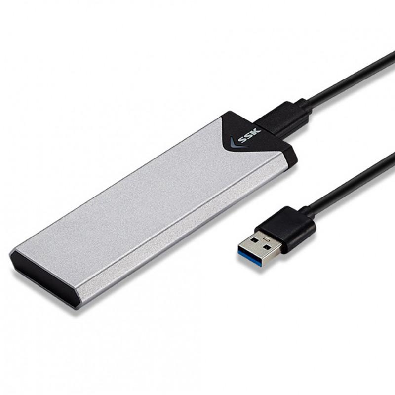 BOX Ổ CỨNG M2 - SSD BOX M2 NGFF TO USB 3.0 SSK C320  SHE-C320