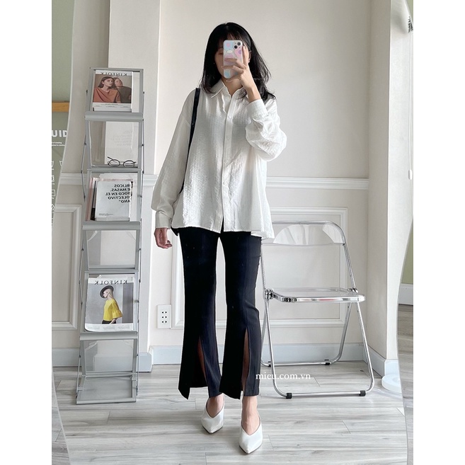 MIỀU_ QUẦN ỐNG LOE XẺ TÀ RIAN LONG PANT