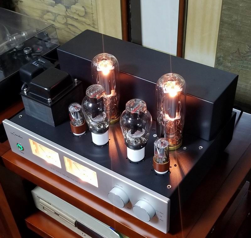 Amply đèn Oldchen sử dụng bóng 845 và 300B
