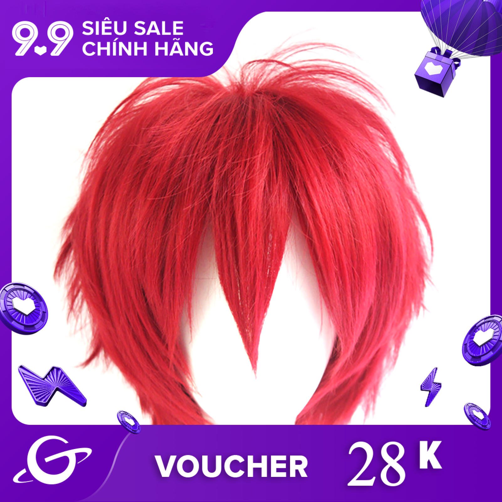 Bộ tóc giả cosplay nhân vật game Genshin Impact Xiao  E3 Audio Miền Nam