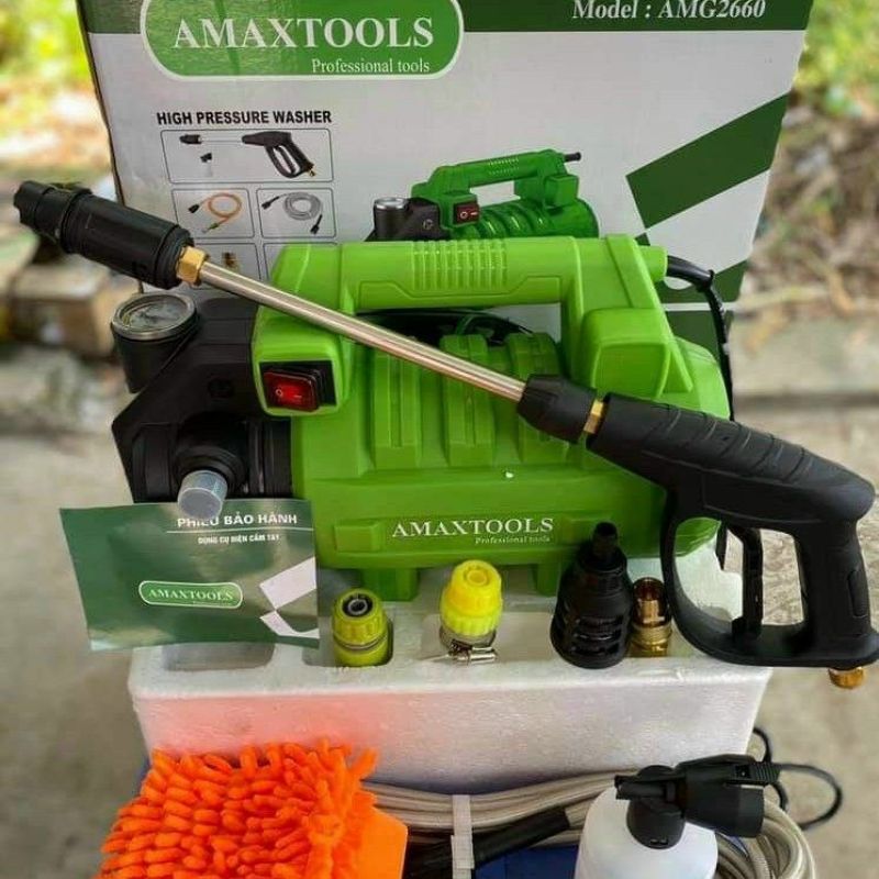 Máy rửa xe siêu mạnh Amaxtools AMG2660 2600W