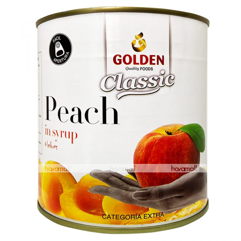 Sỉ - Thùng 6 Lon Đào Ngâm Đóng Lon Golden Classic