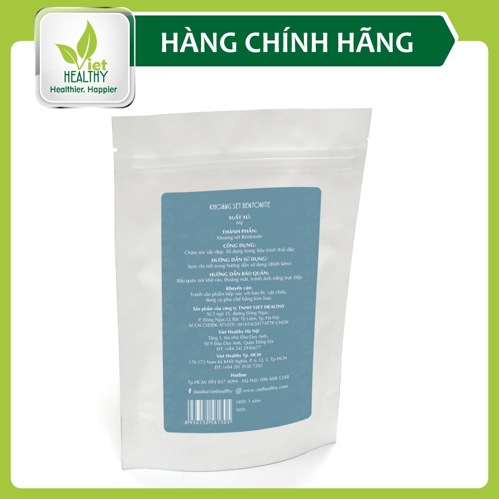 Khoáng sét Bentonite Clay 100g