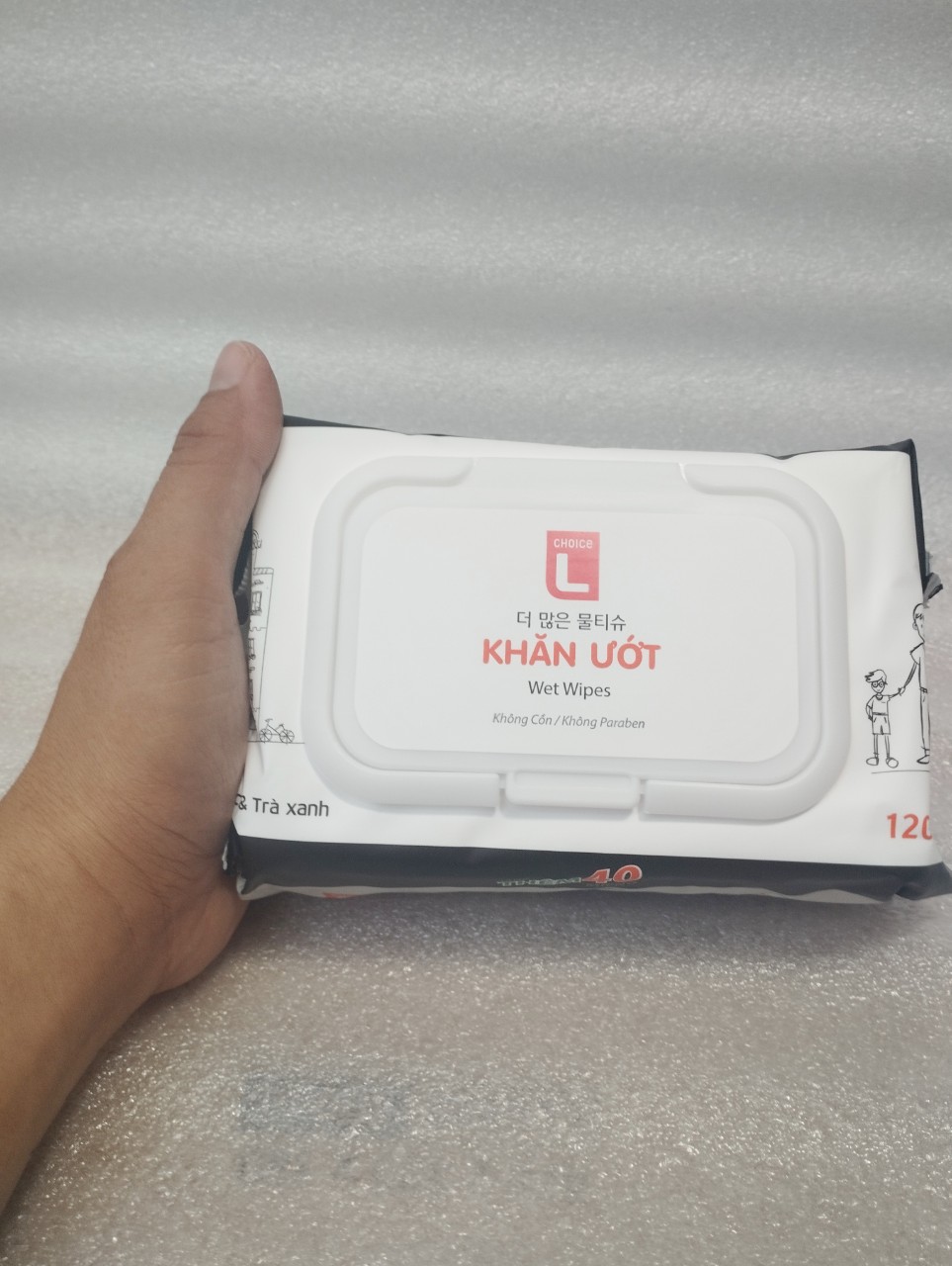 (HCM) Combo 2 gói khăn ướt Choice L 120M