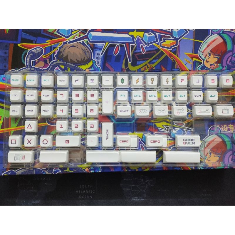 Bộ keycap Gamer First Blood 179 phím PBT XDA profile in dye sub