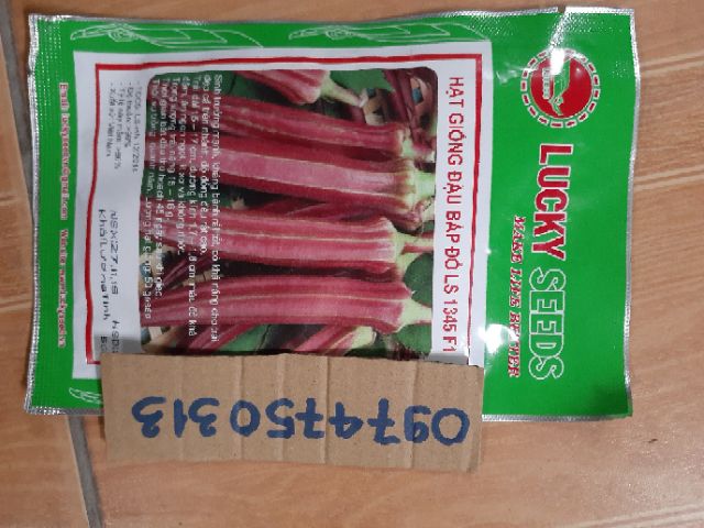HẠT GIỐNG ĐẬU BẮP TÍM GÓI 5GR