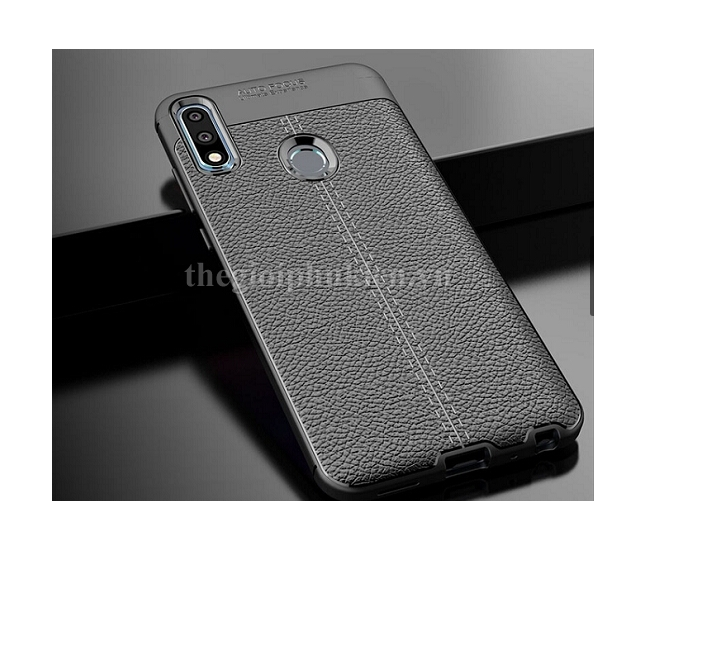 Ốp lung silicon dẻo vân da cho Realme 3 pro