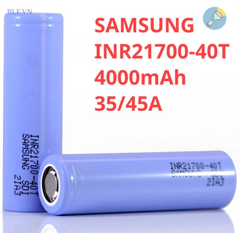 Bảng giá [P22] Pin Samsung 40T 21700 4000mAh 35A chuyên xả cao