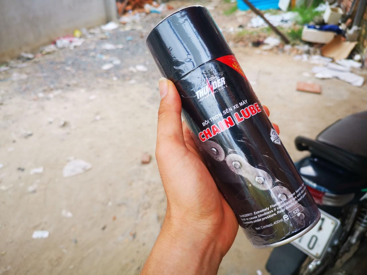 [HCM]Dung Dịch Bảo Dưỡng Sên Thunder Chain Lube 400ml