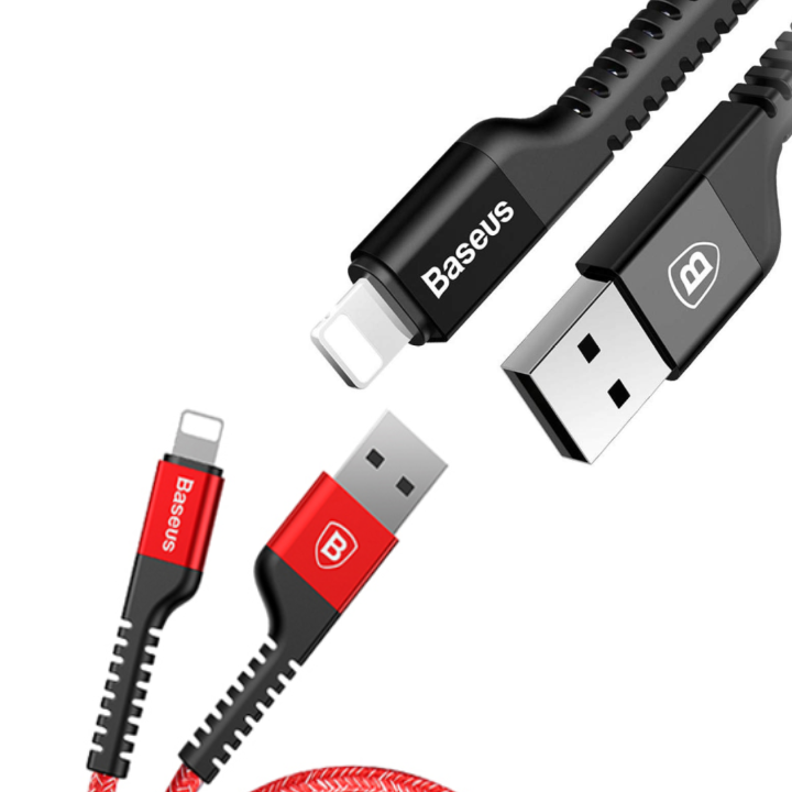 Cáp sạc nhanh Lightning Baseus CALZJ-B09 - Hàng Nhập Khẩu (Màu đỏ)