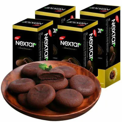 Bánh quy mềm nhân socola Nextar Brownies Nabati 112g