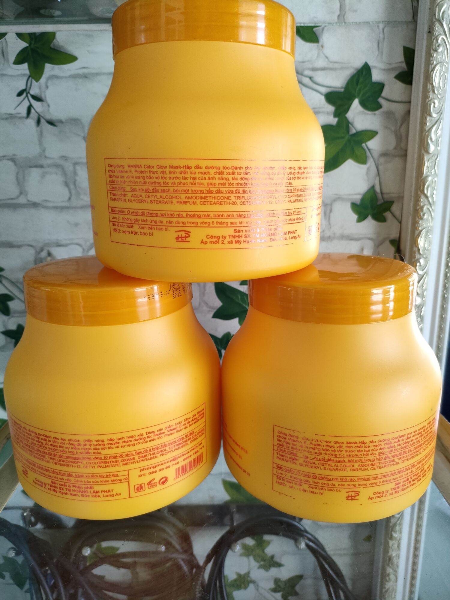HẤP DẦU DƯỠNG TÓC MANNA CHÍNH HÃNG (COMBO 3 HỦ)