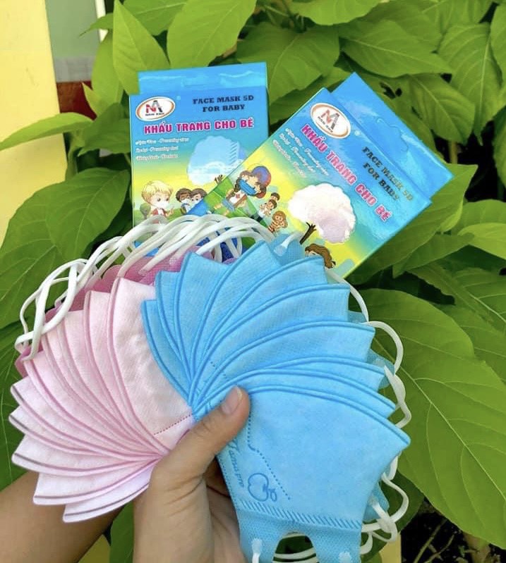 Khẩu trang kháng khuẩn cho bé