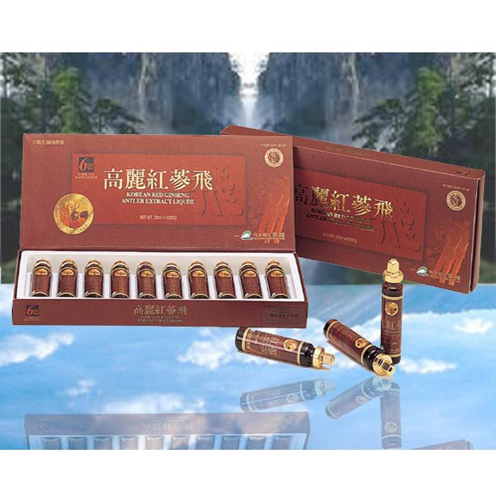 Date mới 2026 tinh chất hồng sâm nhung hươu linh chi kgs 10 ống