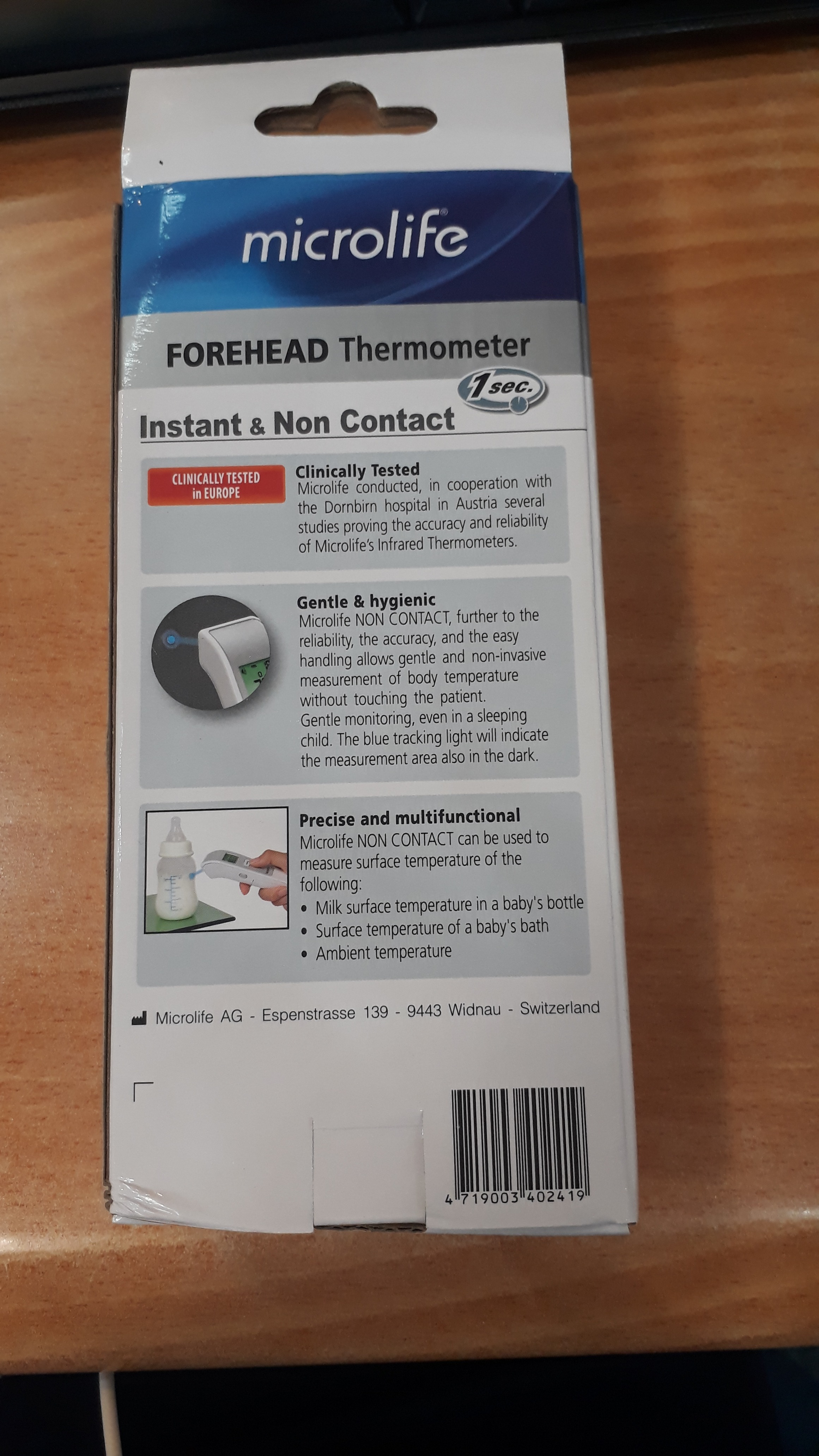 Nhiệt kế đo trán Microlife FR1MF1