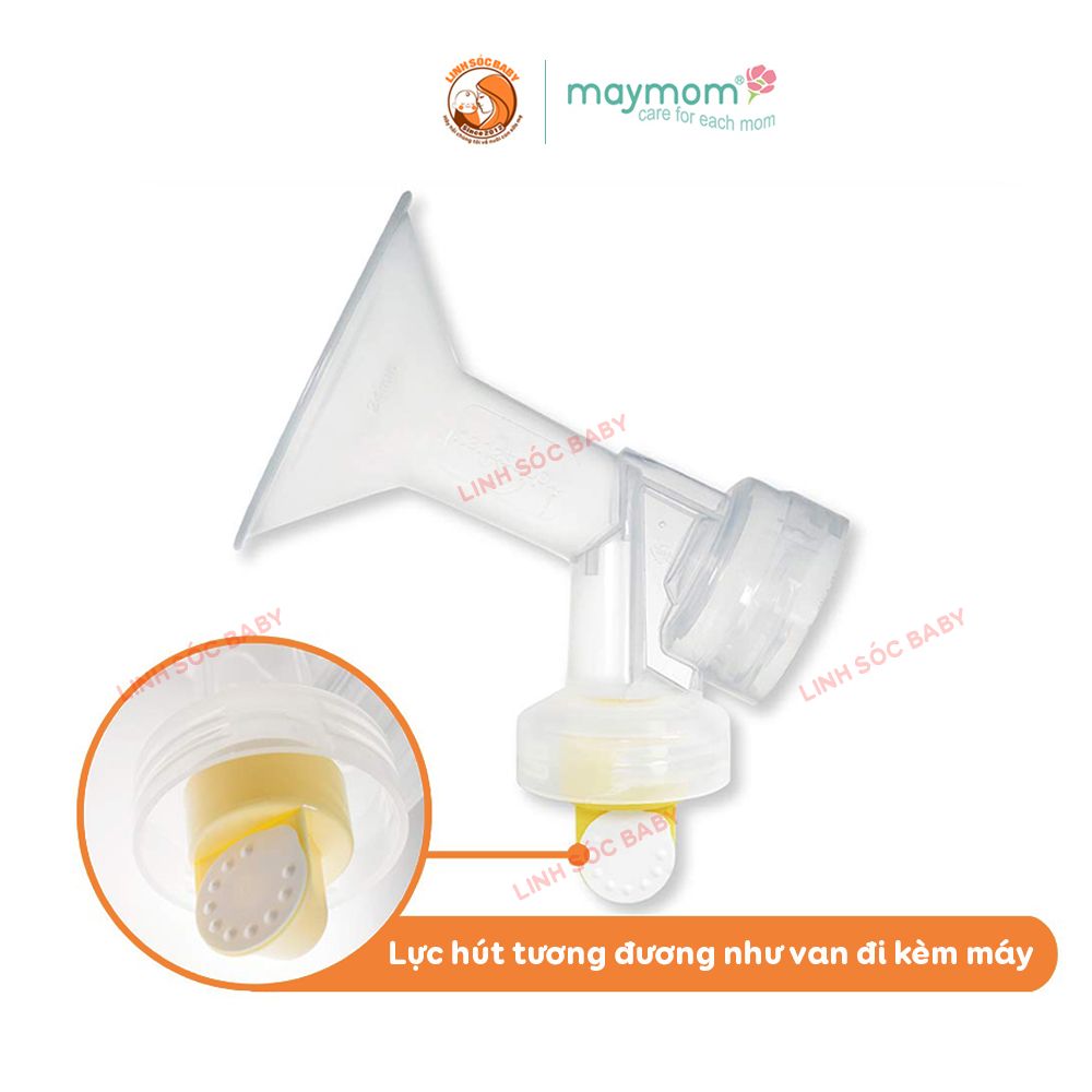 Van Máy hút sữa Maymom 4 van vàng 6 van trắng