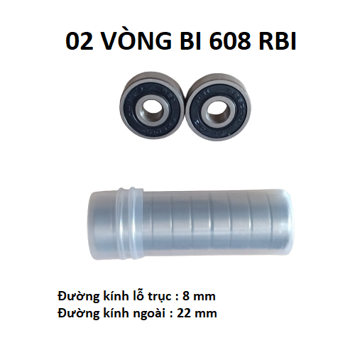 02 Vòng bi 608 RBI