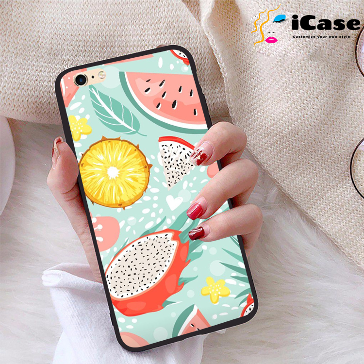 Ốp lưng iPhone 6 Plus viền dẻo TPU BST Trái Cây