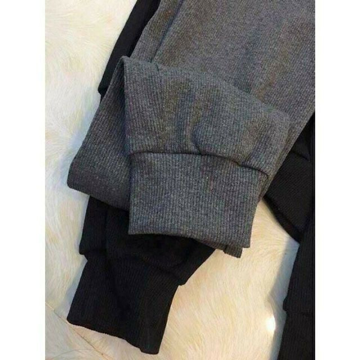 Quần Jogger len tăm dày dặn