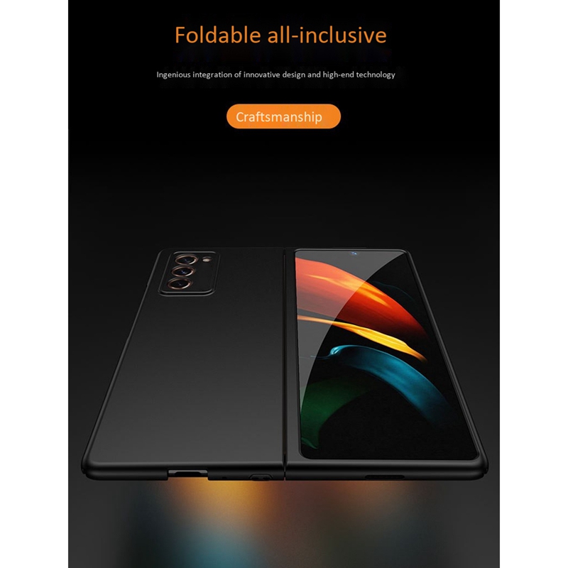 Thin Case for Samsung Galaxy Z Fold 2 5G Case Matte Hard Plastic Slim Phone Case Full Protective Back Cover