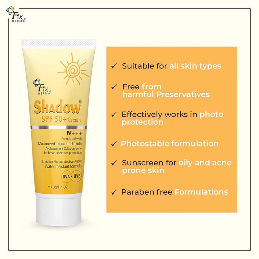 Kem Chống Nắng Fixderma Shadow SPF50+ Cream 75g