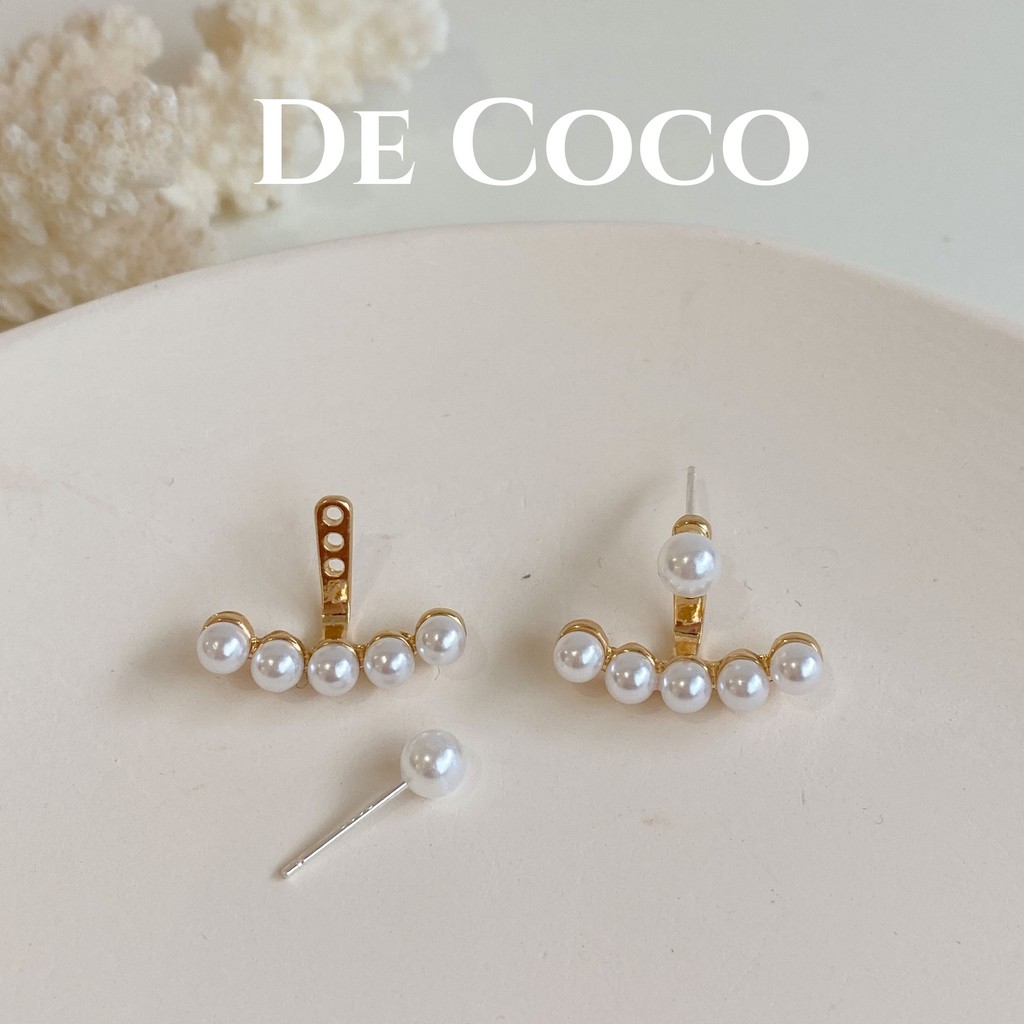 Khuyên tai hạt trai vầng trăng De Coco decoco.accessories