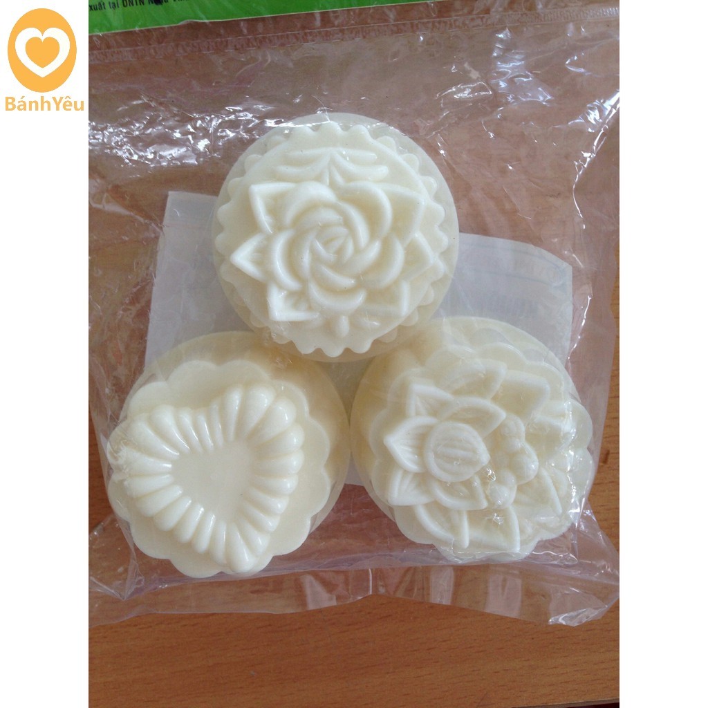 Khuôn rau câu trung thu mini ( bộ 6 cái )