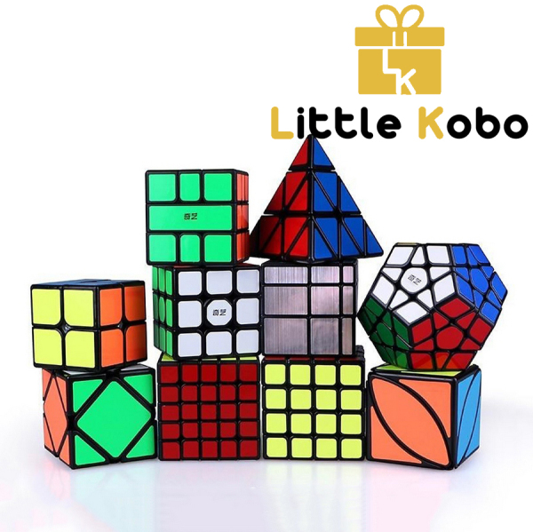 Rubik QiYi 2x2 3x3 4x4 5x5 Megaminx Pyraminx Rubik Biến Thể Rubic Đồ Chơi Trí Tuệ (Loại Xịn)