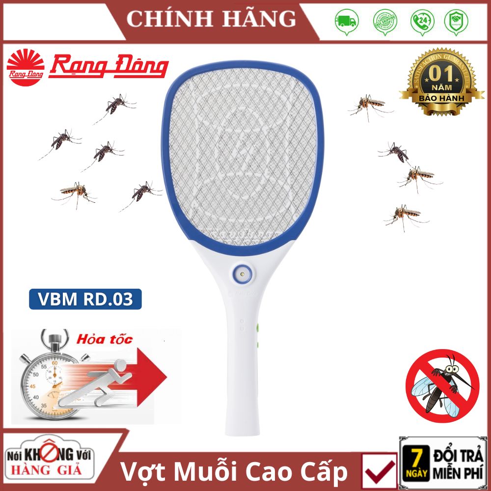 Racket mosquito high grade Dawn VBM RD.03, lithium rechargeable battery age tho high, there are lights high-grade, 3 mode catching mosquito different, racket mosquito Kiem den bat Muoi, racket mosquito optical power
