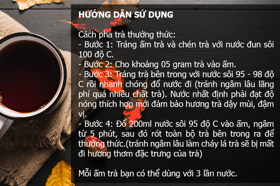 Combo 5kg Trà Đen Hồng Trà Bá Tước Mộc Sơn