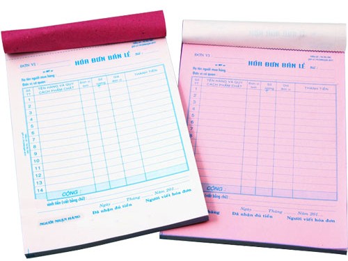 Hóa đơn bán lẻ A5 2 liên