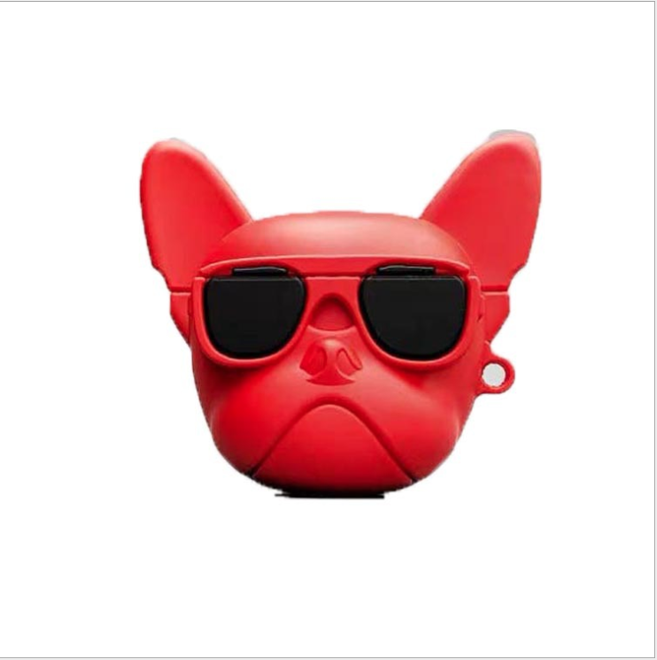 Case airpods 1/2 chó Bulldog - Vỏ bảo vệ hộp đựng tai nghe airpod 1071CABD