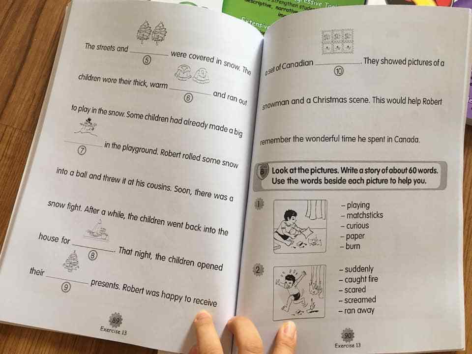 Đồ chơi cho bé học tiếng anh (Tặng kèm file nghe) Conquer creative writing for primary