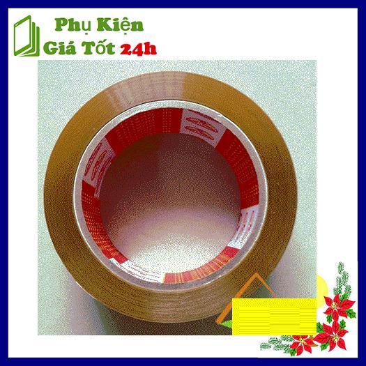 Băng Keo Đóng Hàng - Cuộn Băng Keo Trong - Vàng Đóng Hàng Loại 100Ya [Phụ Kiện Giá Tốt 24H]