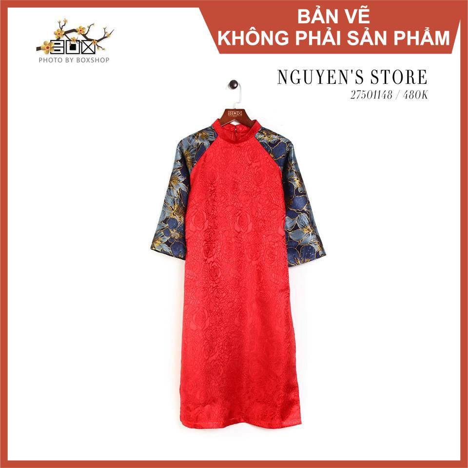 Rập giấy A0 AD23 áo dài form suông - (gài nút) (BẢN VẼ)