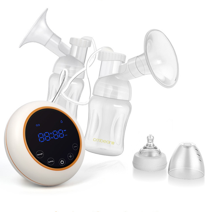 Máy hút sữa đôi Cmbear ZRX-0912 (pin tích điện, màn hình LED, 6 chế độ hút và massage)